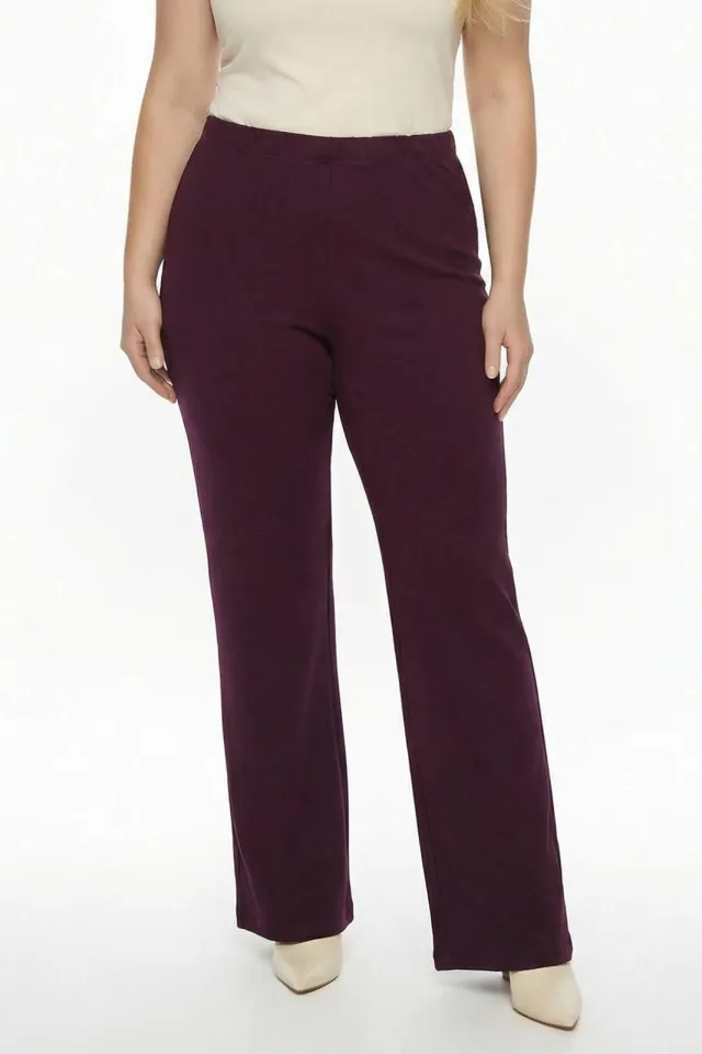 Yoek Plus Size broek paars, foto 3