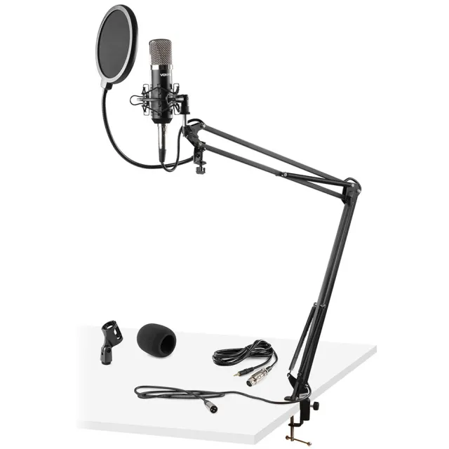Vonyx CMS400 studiomicrofoonset met arm