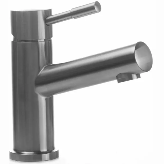 Sanilux wastafelmengkraan rond 16,5 cm RVS