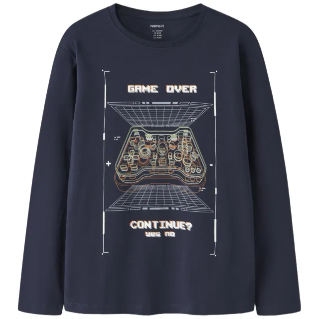 NAME IT KIDS longsleeve donkerblauw