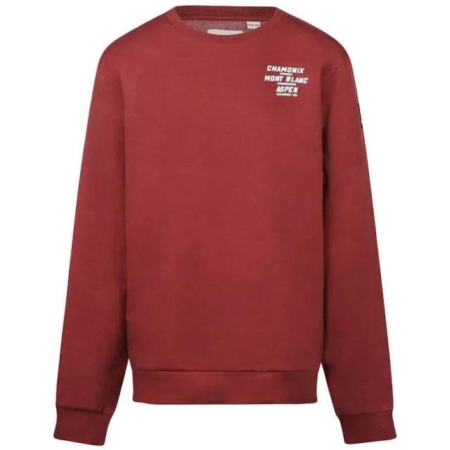 No Way Monday rechtvallende sweater met backprint - rood, foto 2