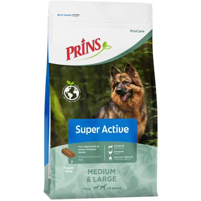 Prins ProCare Super Active hondenvoer 12 kg