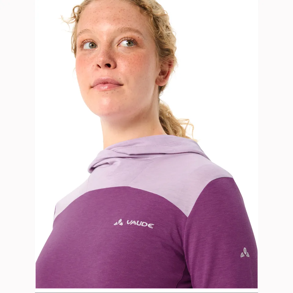 Vaude Tremalzo fietsshirt lange mouwen purper, foto 5