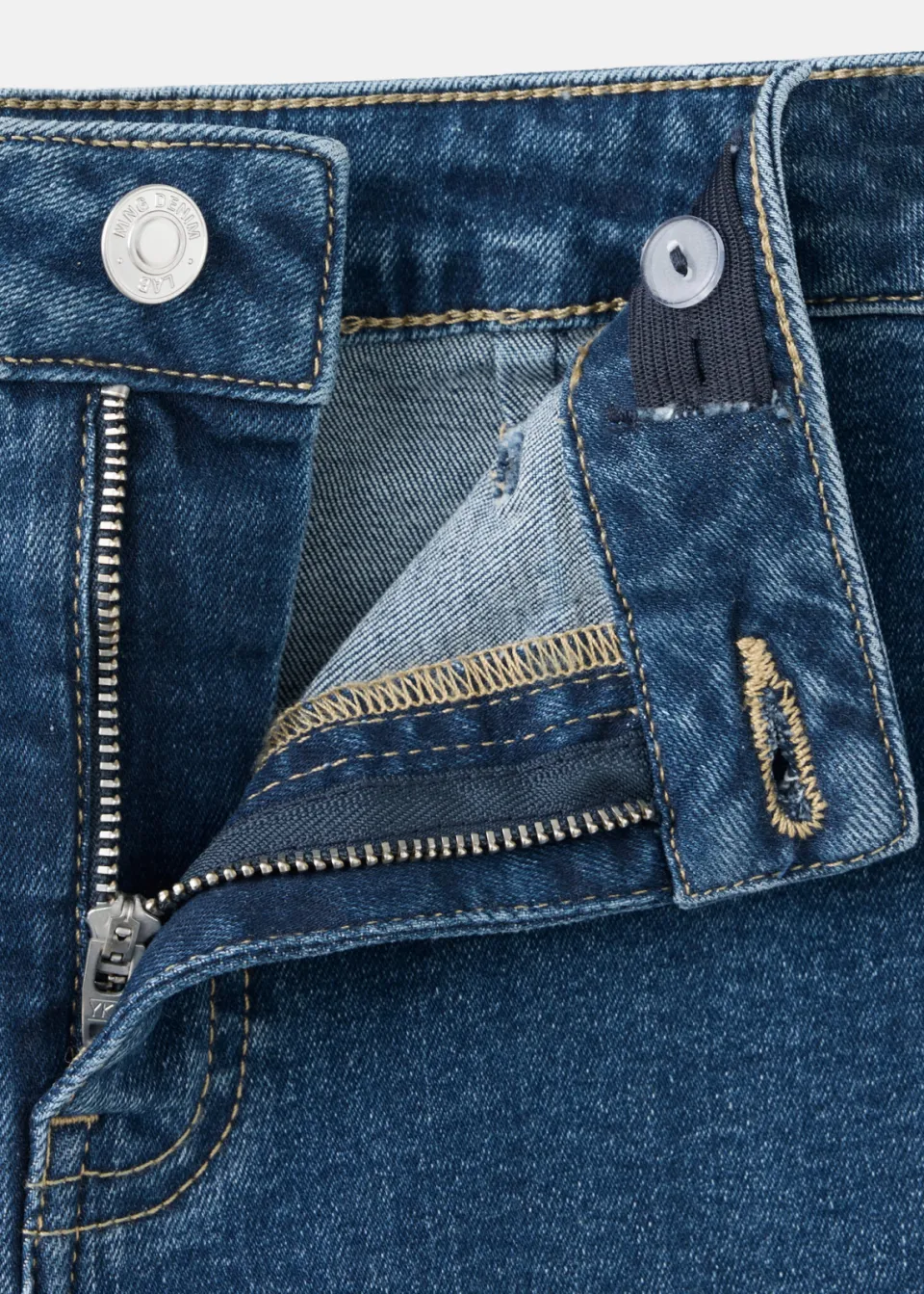 Mango Kids wide leg jeans - mediumblauw, foto 5