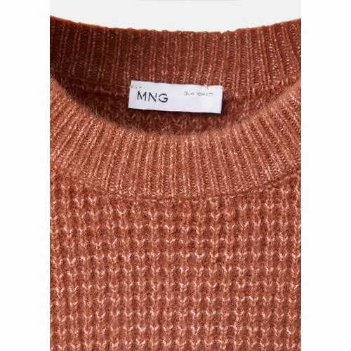 Mango Kids gebreide trui - middenoranje, foto 3