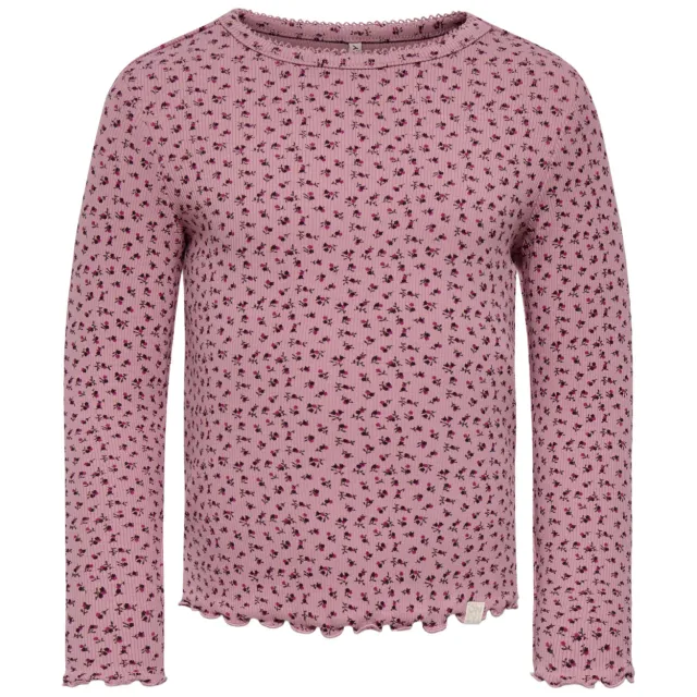Only longsleeve gebreid roze Roze/rood