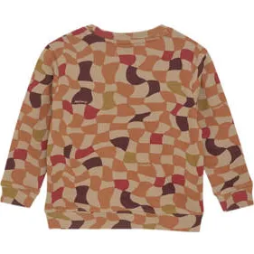 Noppies kids sweater bruin Jongens Katoen Ronde hals All over print, foto 2