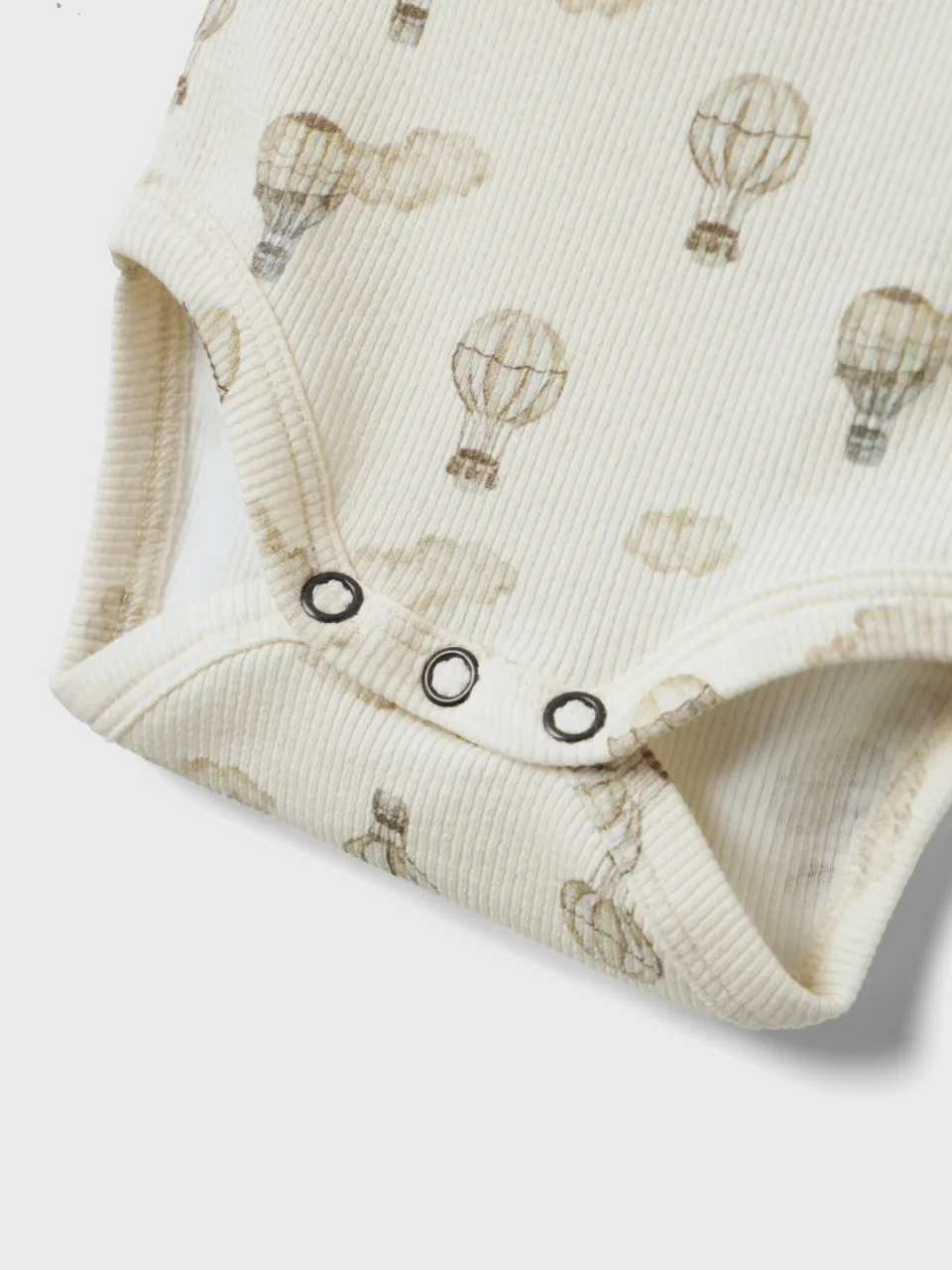 Lil' Atelier BABY romper NBNGAVO ecru/lichtbruin, foto 7