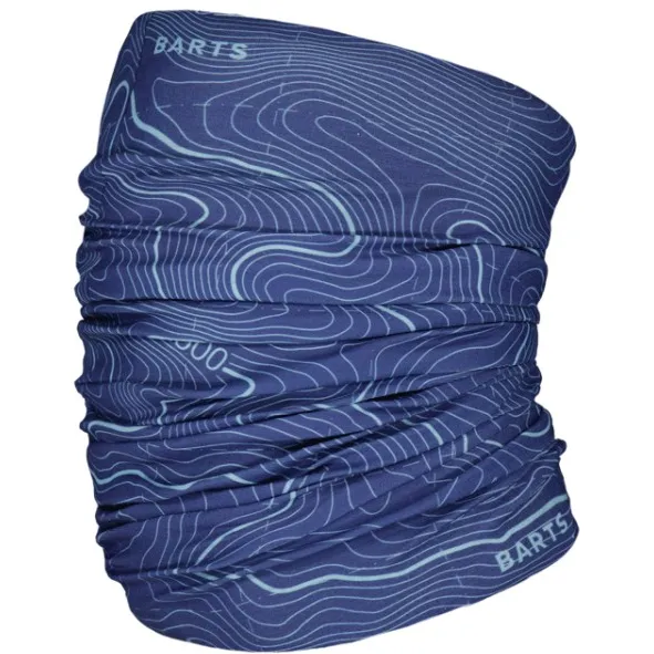 Barts Multicol Topographic - Sjaal maat One Size, blauw Donkerblauw