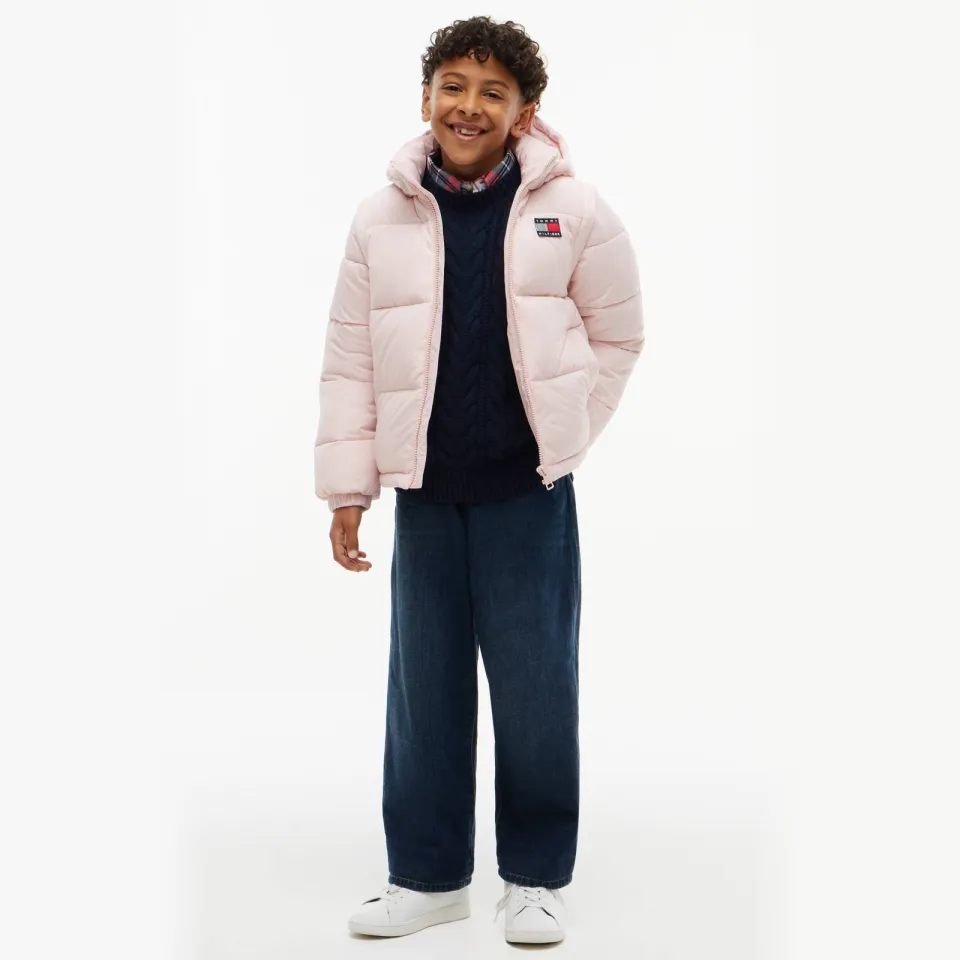 Tommy Hilfiger winterjas lichtroze, foto 5