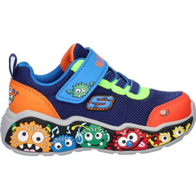 Skechers Play Scene chunky sneakers blauw multi