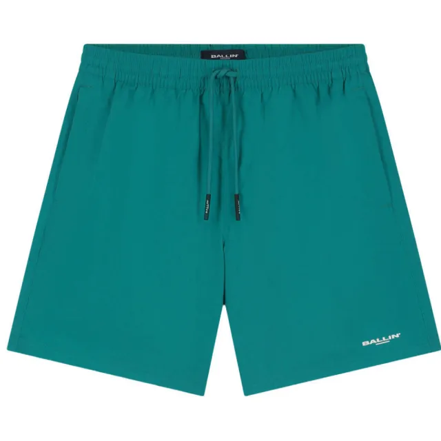 Ballin polyester zwemshort met logo groen, foto 2