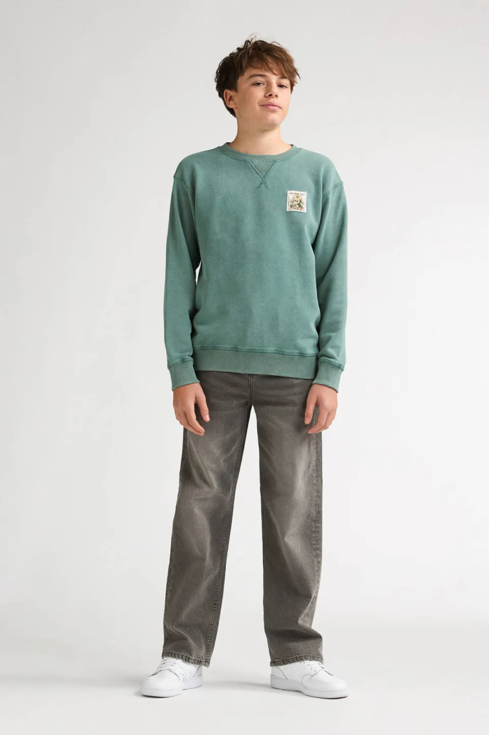 Petrol Industries loose fit jeans grey denim Silver Gray