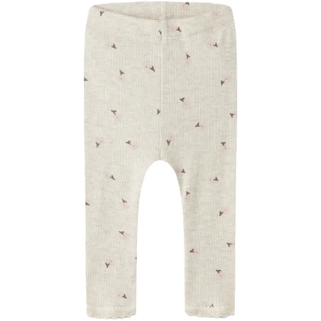 NAME IT BABY legging met print beige