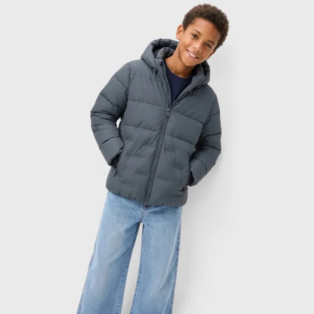 s.Oliver junior winterjas antraciet