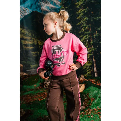 QPI sweater met tekst - roze, foto 3
