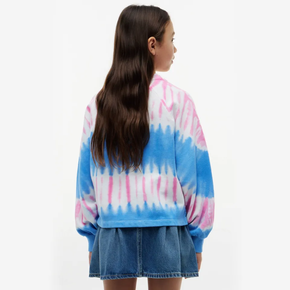 Tommy Hilfiger boxy tie-dye sweater - blauw, foto 6