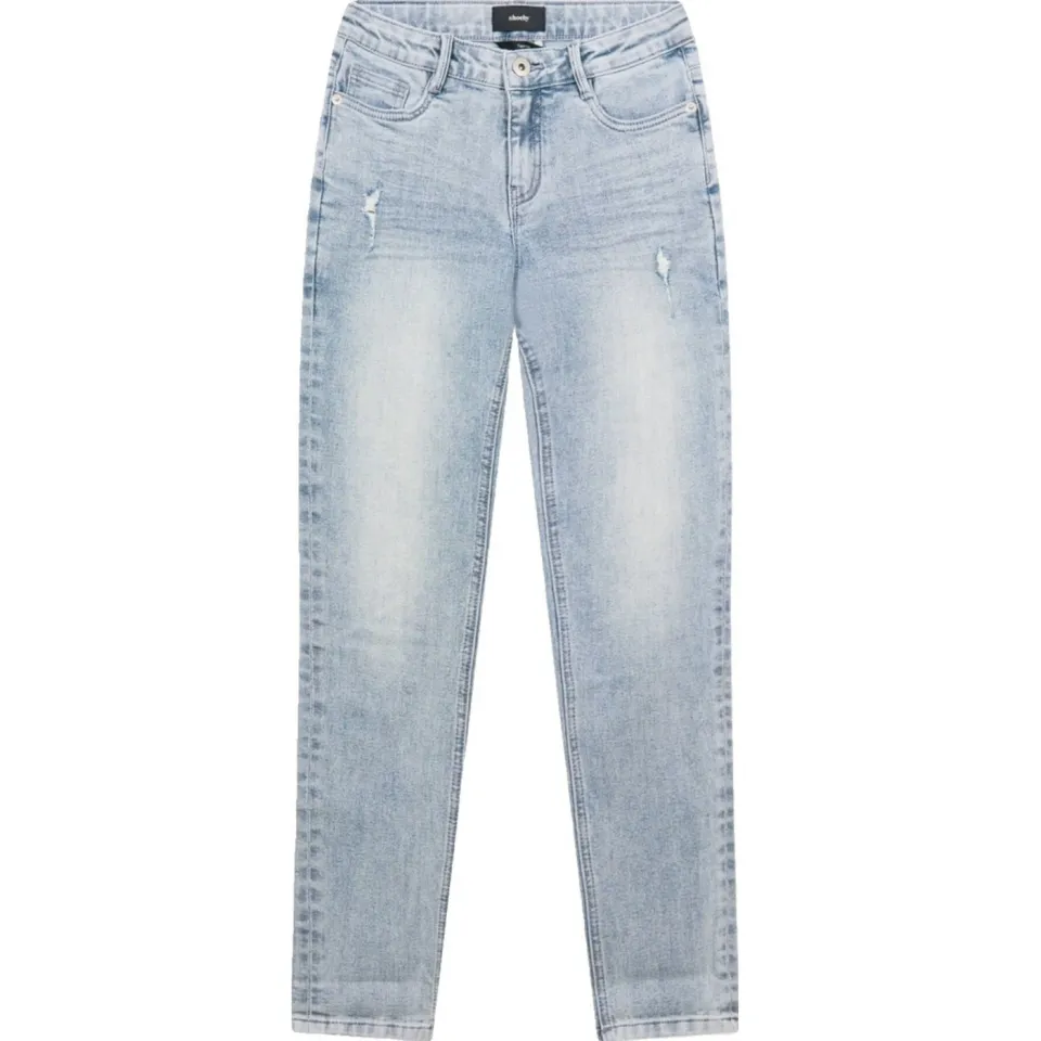 Shoeby tapered fit jeans grey denim, foto 2