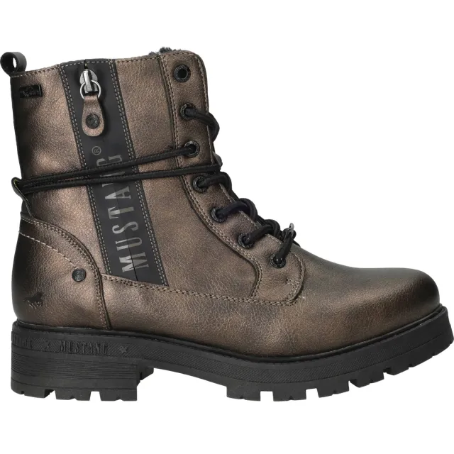 Mustang veterboots brons Goudkleur