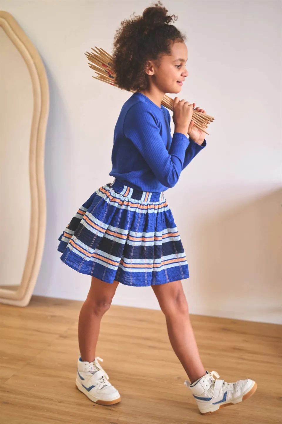 Nono Kyas longsleeve hardblauw