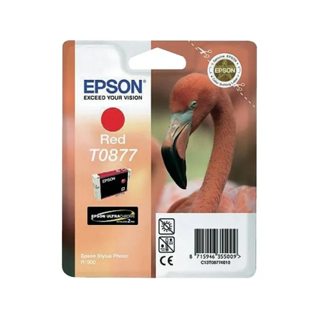 Epson T0877 (C13T08774010) Inktcartridge Rood