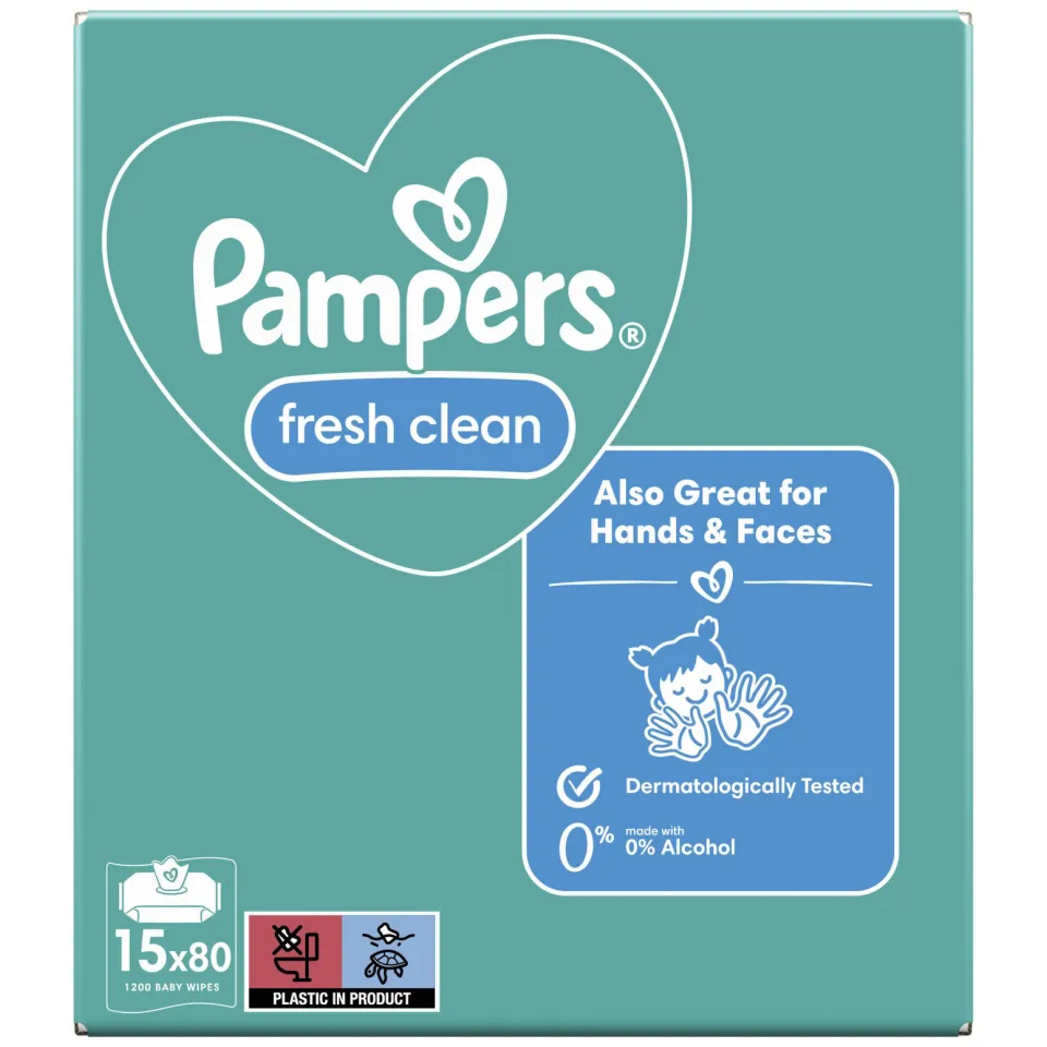Pampers Fresh & Clean billendoekjes, foto 4