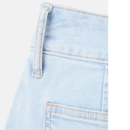 Mango spijkerrok lichtblauw light blue denim, foto 7