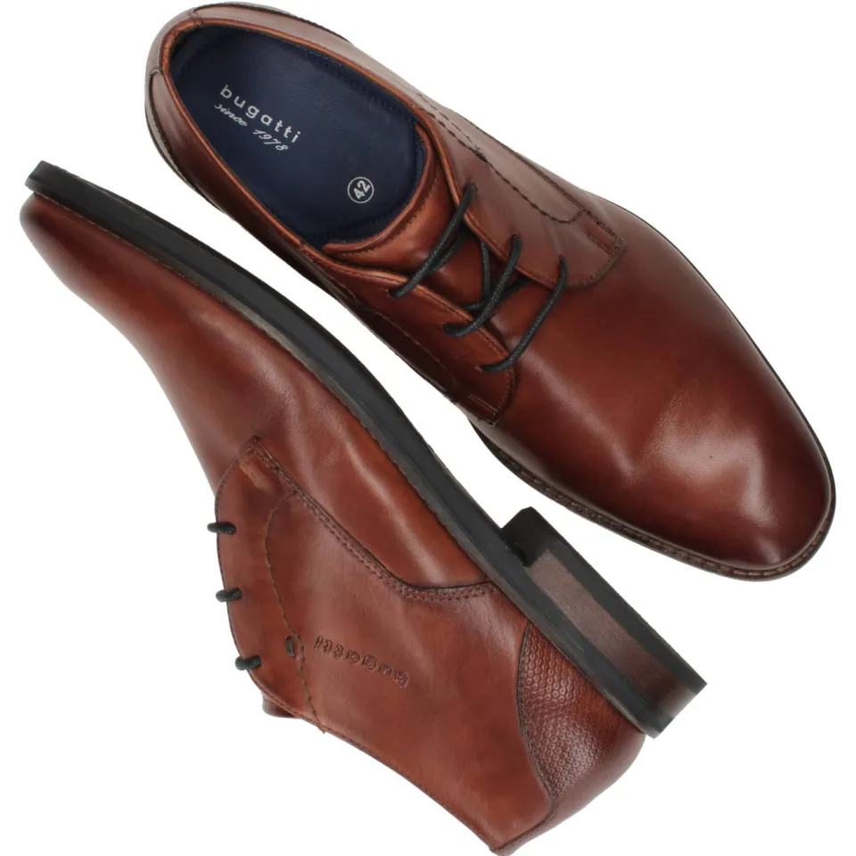 Bugatti Milco nette schoenen cognac, foto 7