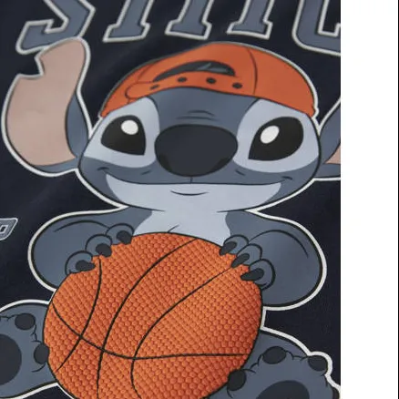 NAME IT MINI Lilo & Stitch longsleeve met print donkerblauw, foto 3