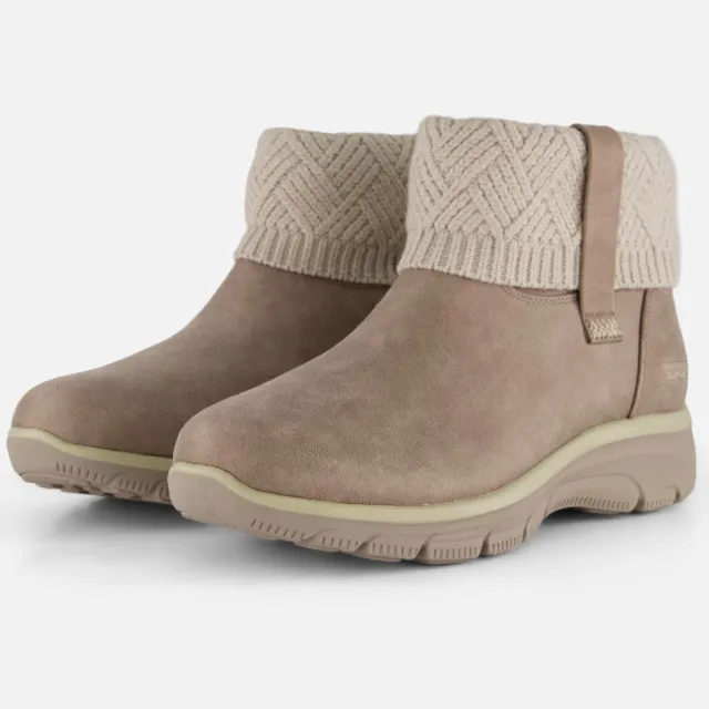 Skechers Slip-ins Easy Going Cozy Weather 4 enkellaarzen taupe, foto 2