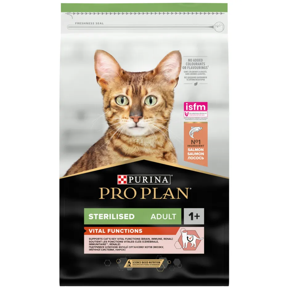 Pro Plan Sterilised Adult Vital Functions kattenvoer zalm, foto 3