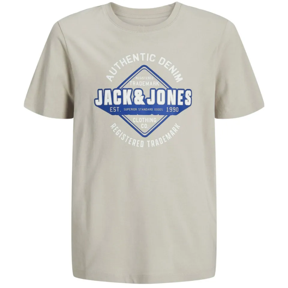 Jack & Jones JJELOGO T-shirt beige, foto 2