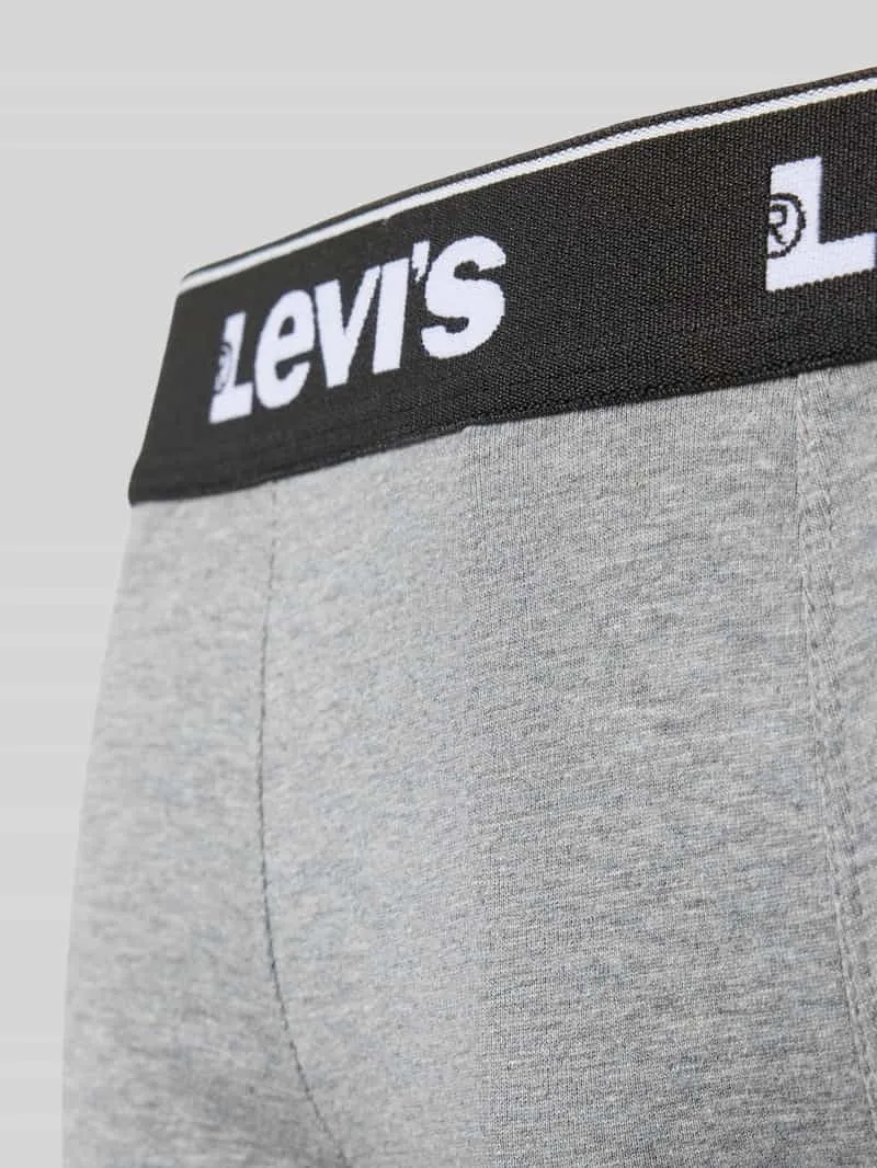 Levi's Boxershort met band met label in een set van 3 stuks grijs, foto 4