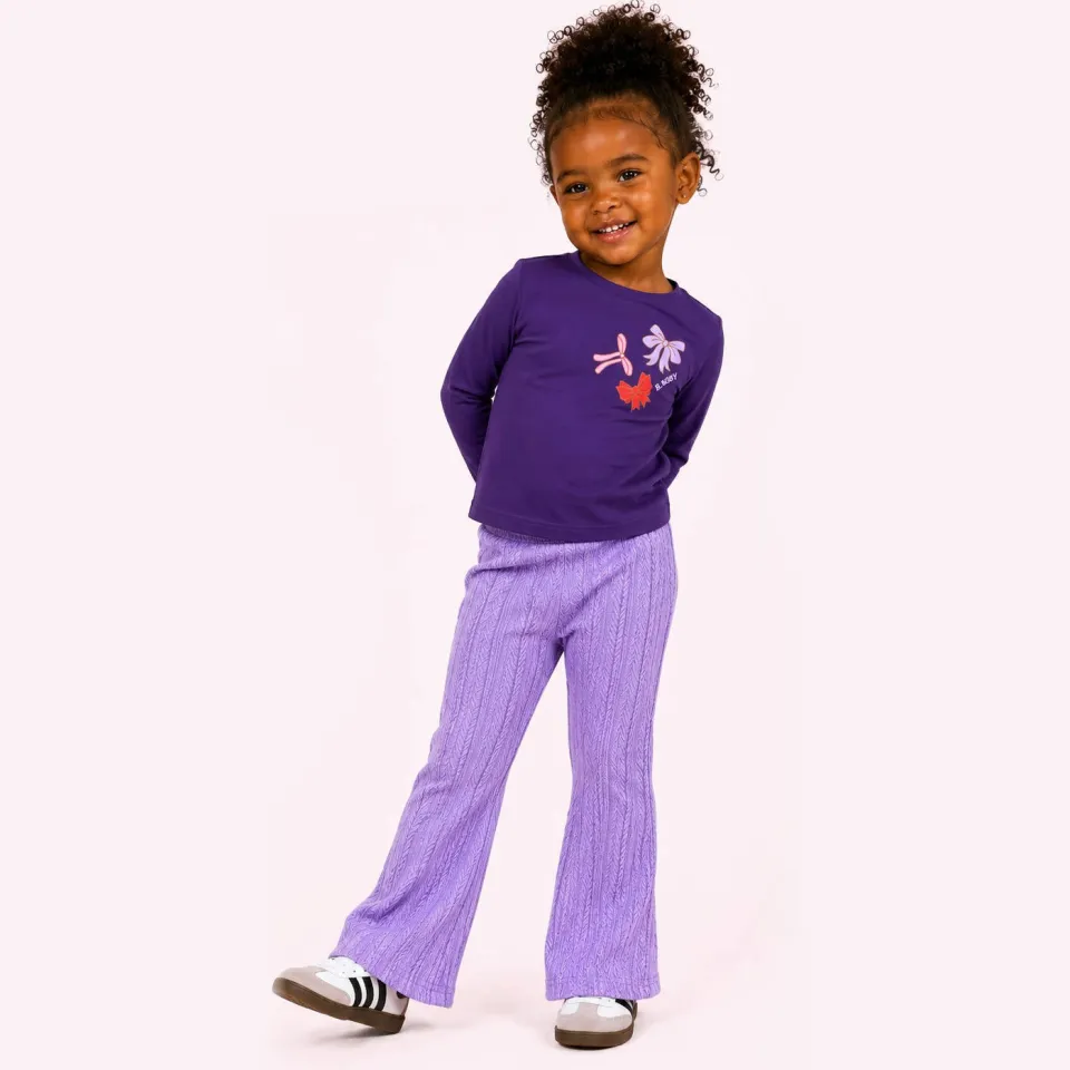 B.Nosy flared broek lila
