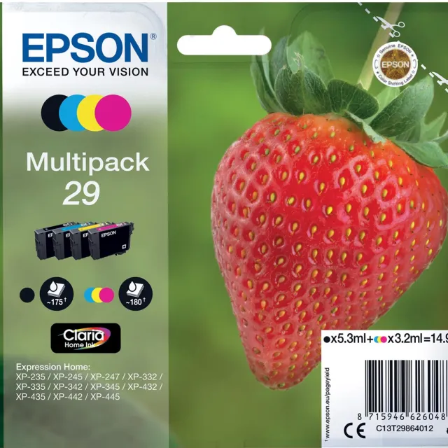 Epson 29 inktcartridges multipack