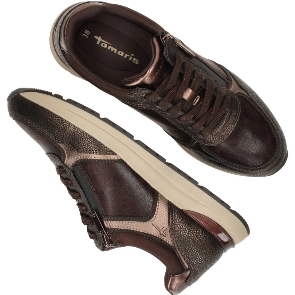 Tamaris 1-23734-47 sneakers bruin, foto 5