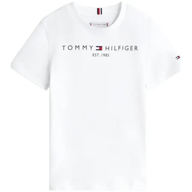 Tommy Hilfiger t-shirt met logo wit ronde hals, foto 2