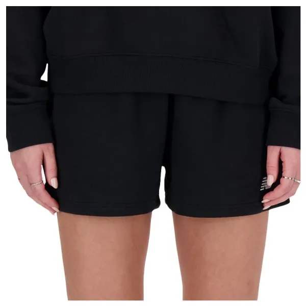 New Balance French Terry short zwart