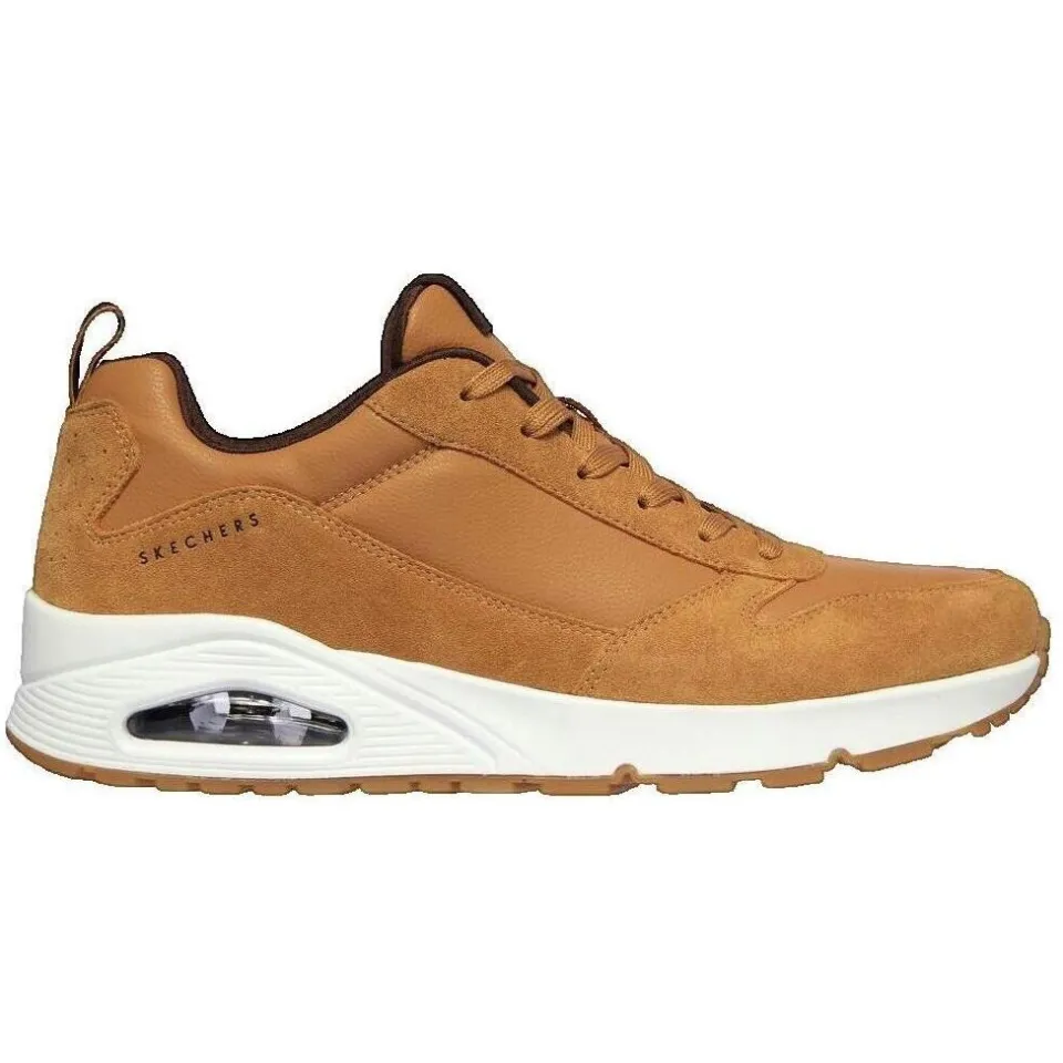 Skechers Uno Stacre sneakers middelbruin