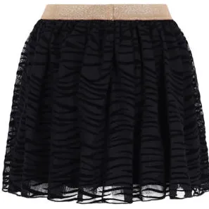 B.Nosy korte tule rok met zebraprint zwart, foto 3