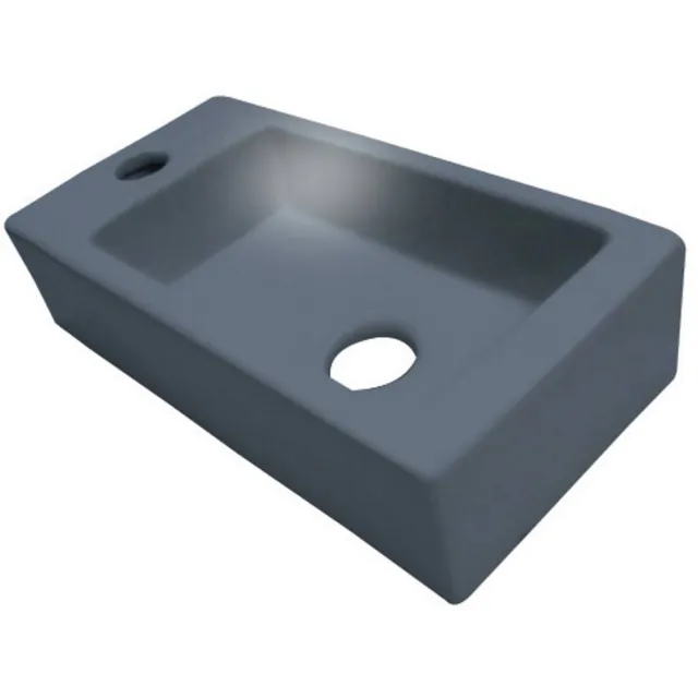 Best Design Fontein Best Design Mini-block 36x18 cm Antraciet Grijs (kraangat links)