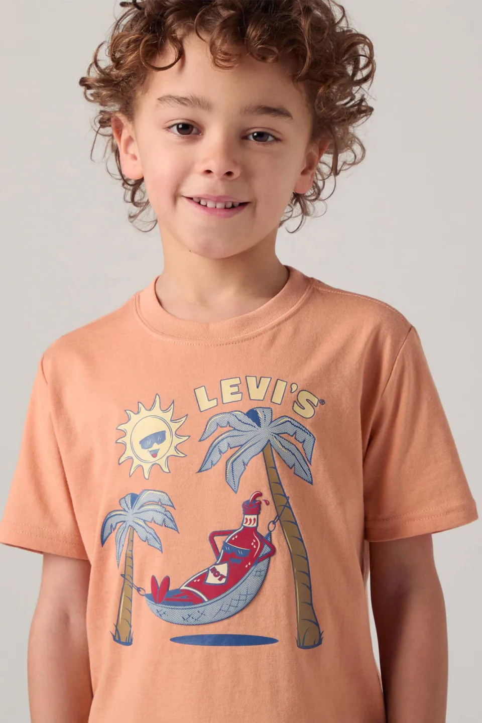 Levi's t-shirt oranje, foto 4