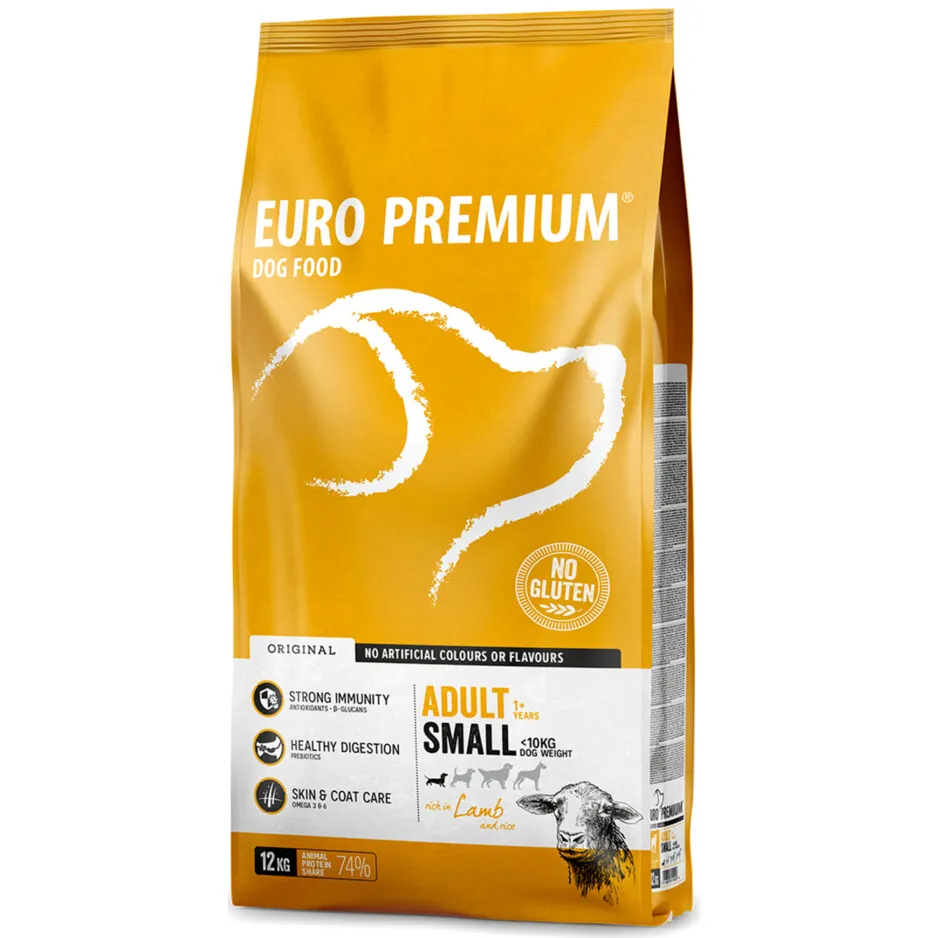 Euro Premium Adult Small lam en rijst hondenvoer