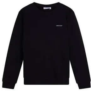 sweater zwart Logo | Sweater van Ambique