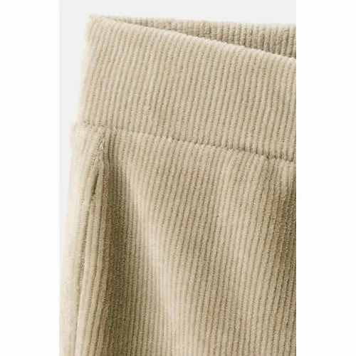Mango Kids flared corduroy broek zand, foto 3