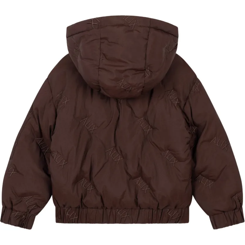 Alix The Label Alix Mini winterjas met logo - bruin, foto 3