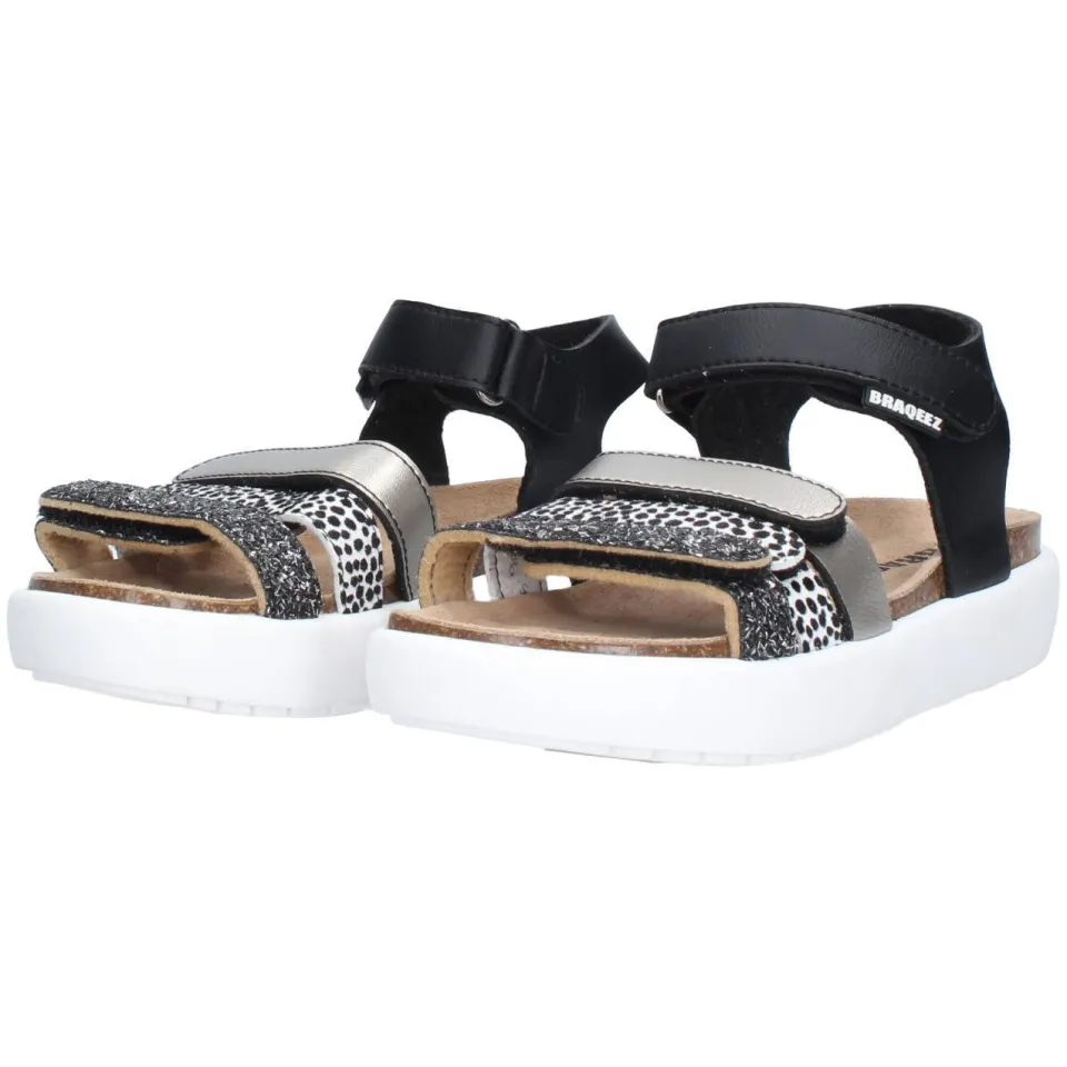 Braqeez sandalen zwart, foto 4