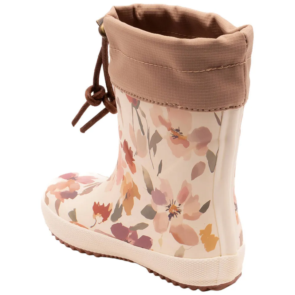 Bisgaard gebloemde regenlaarzen - ecru/beige, foto 3