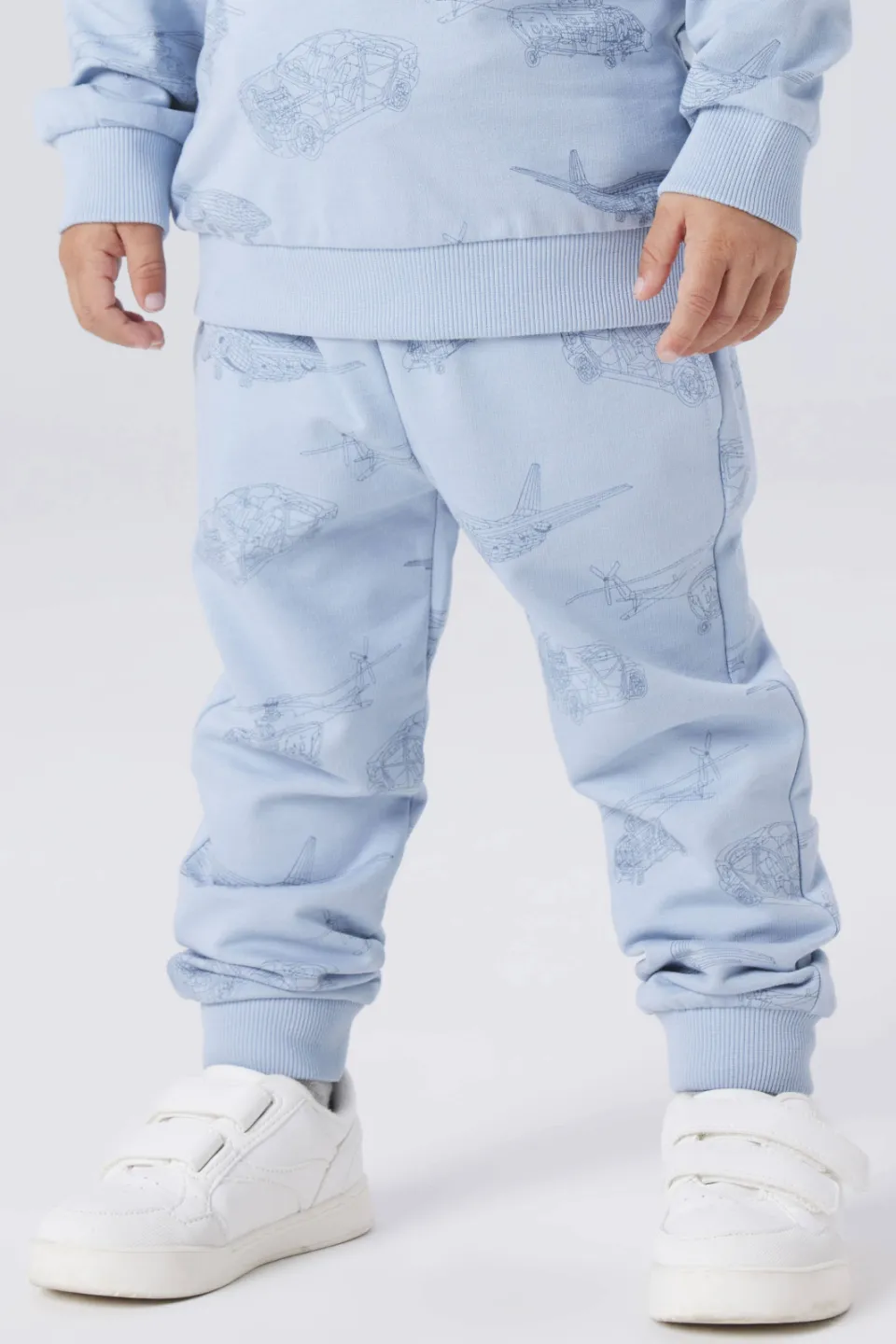 NAME IT MINI joggingbroek blauw all over print, foto 3
