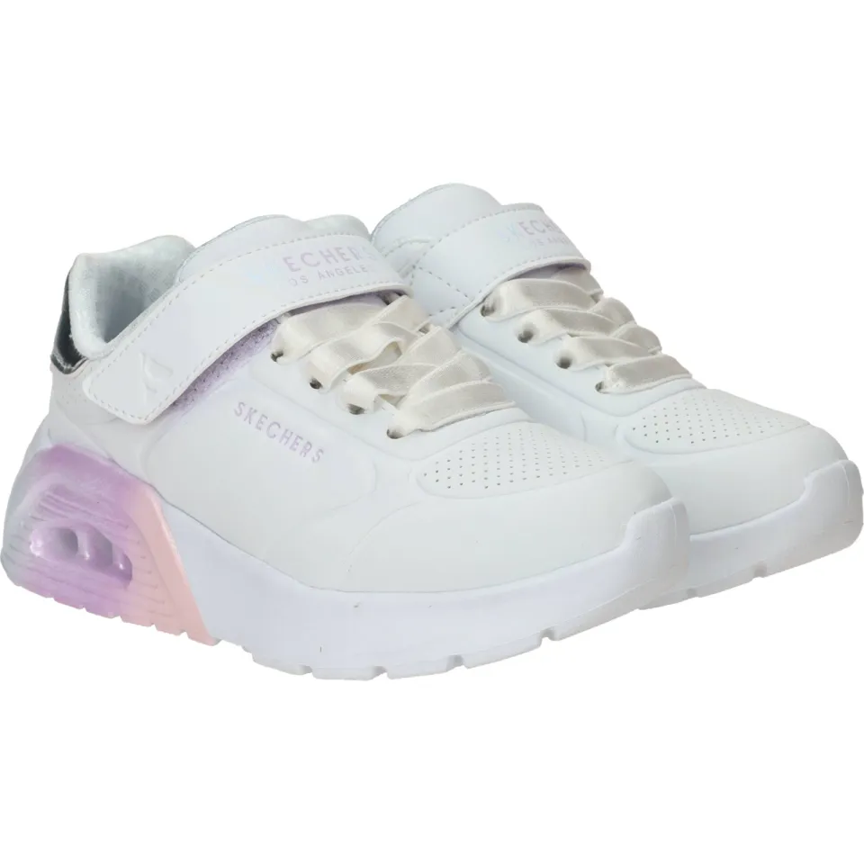 Skechers Uno Lite 2.0 Vivid Metallic sneaker wit, foto 2